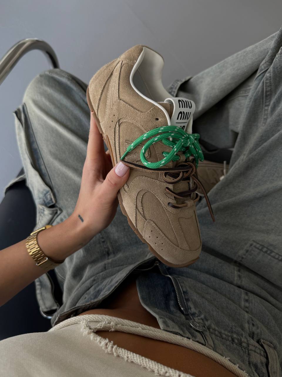 New balance 530 x Miu Miu light beige