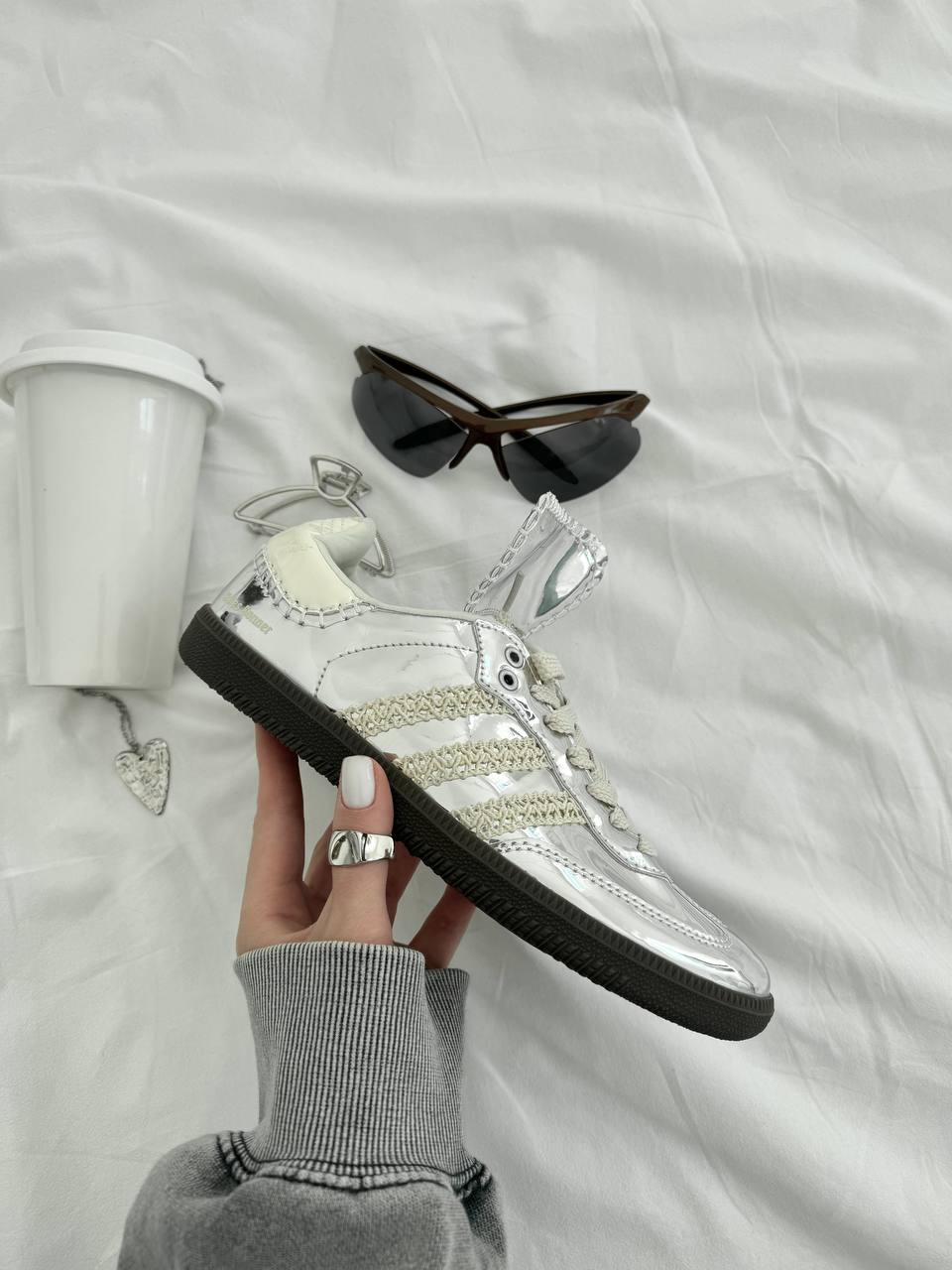 Adidas samba Silver