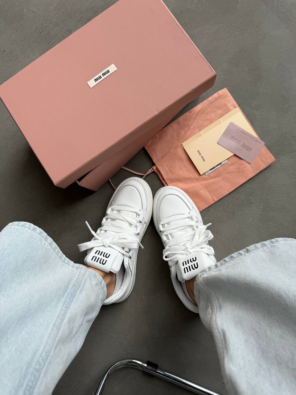 Miu Miu White Sneakers
