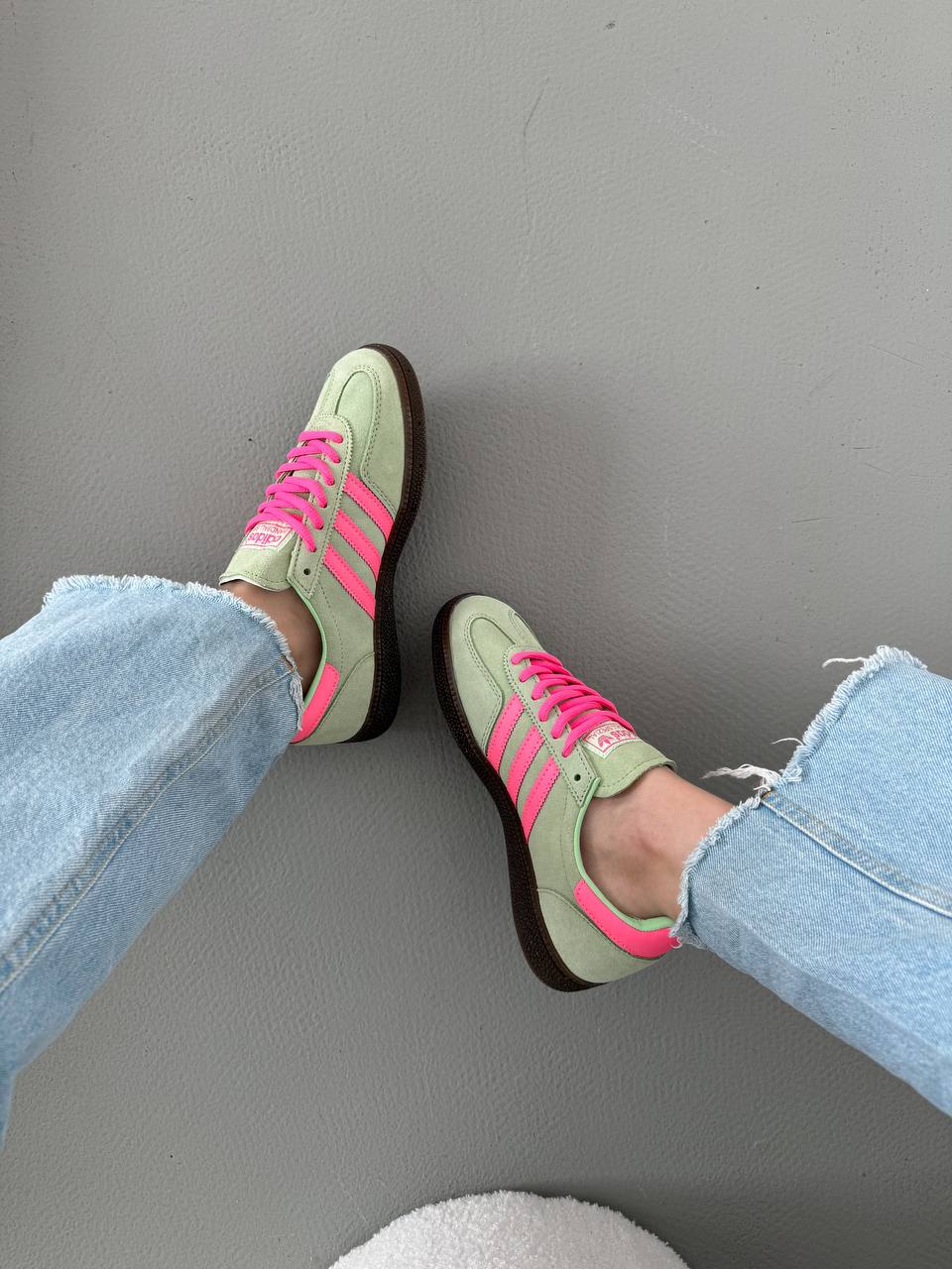 Adidas Spezial green pink