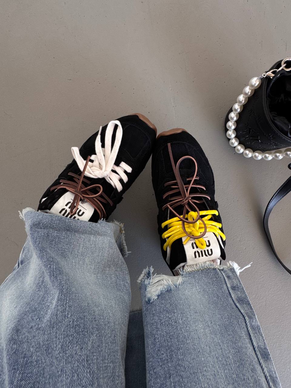 New balance 530 x Miu Miu black / yellow