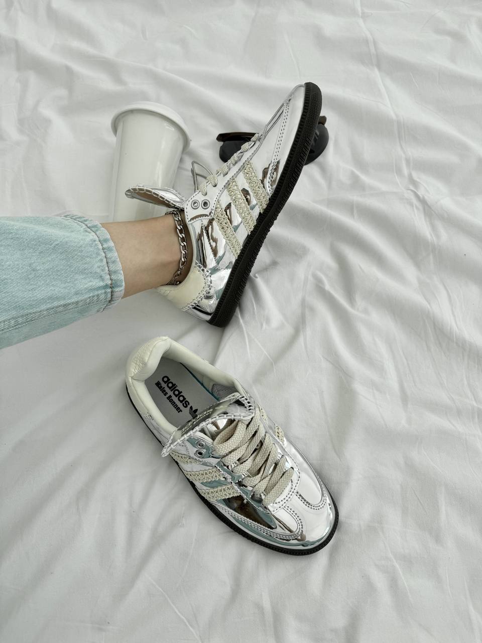 Adidas samba Silver