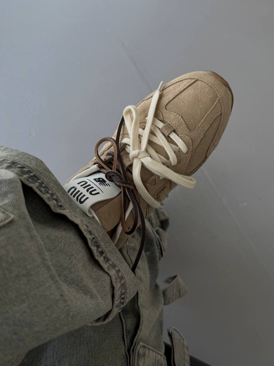 New balance 530 x Miu Miu light beige