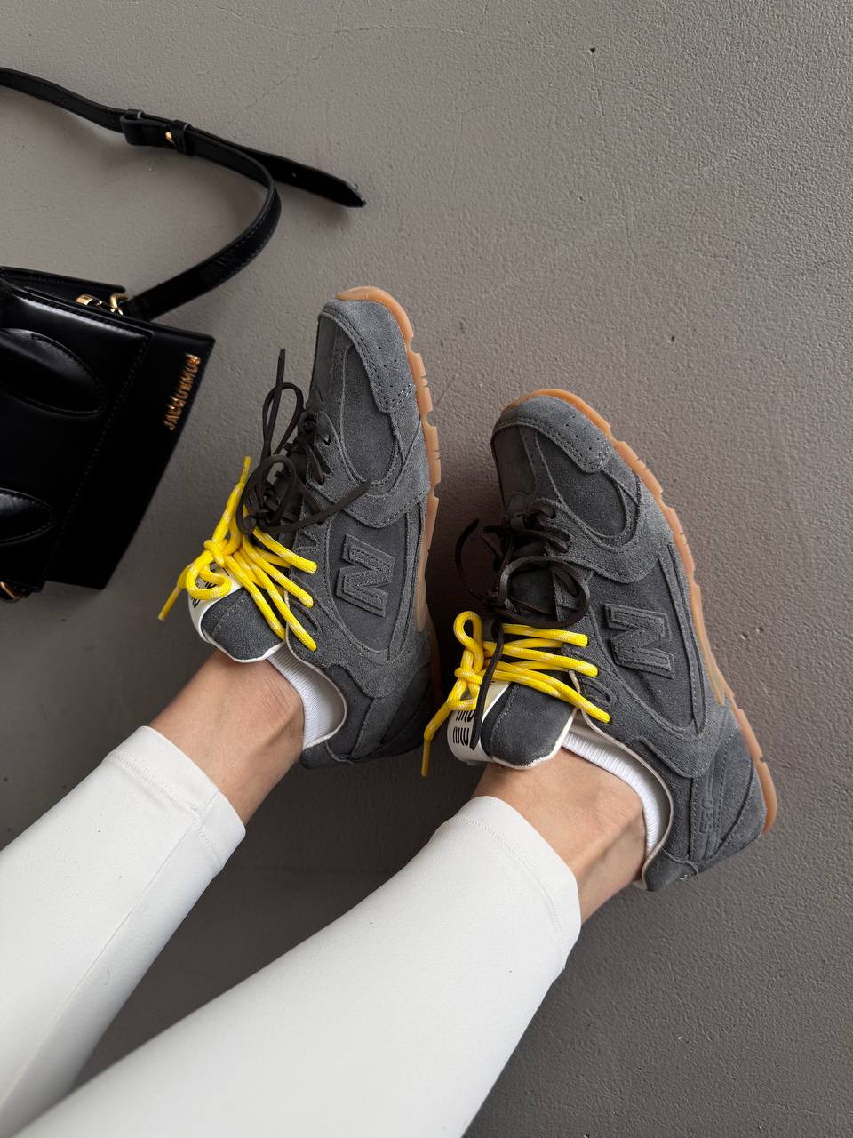 New balance 530 x Miu Miu graphite / yellow