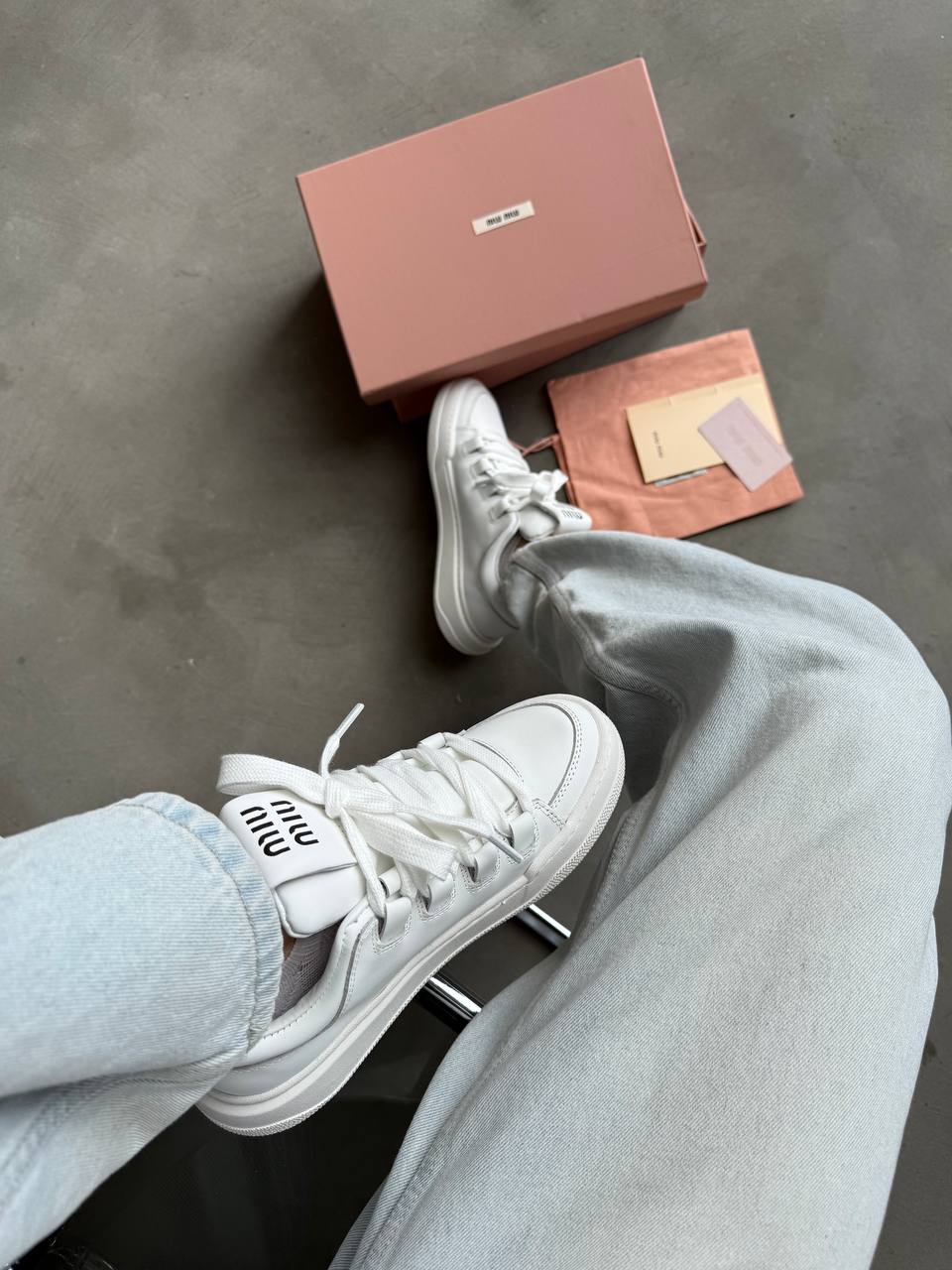 Miu Miu White Sneakers