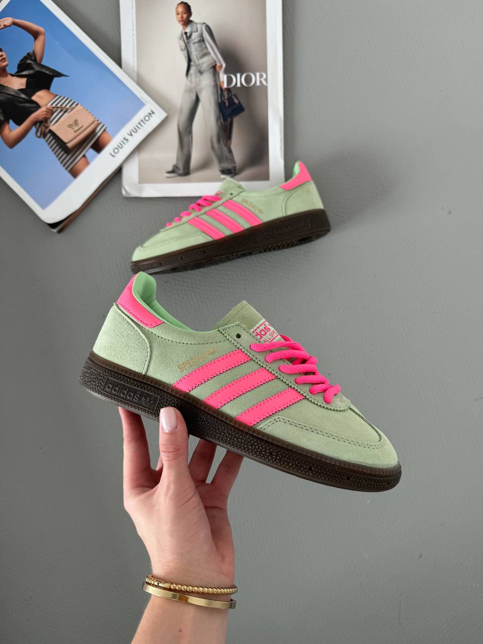 Adidas Spezial green pink