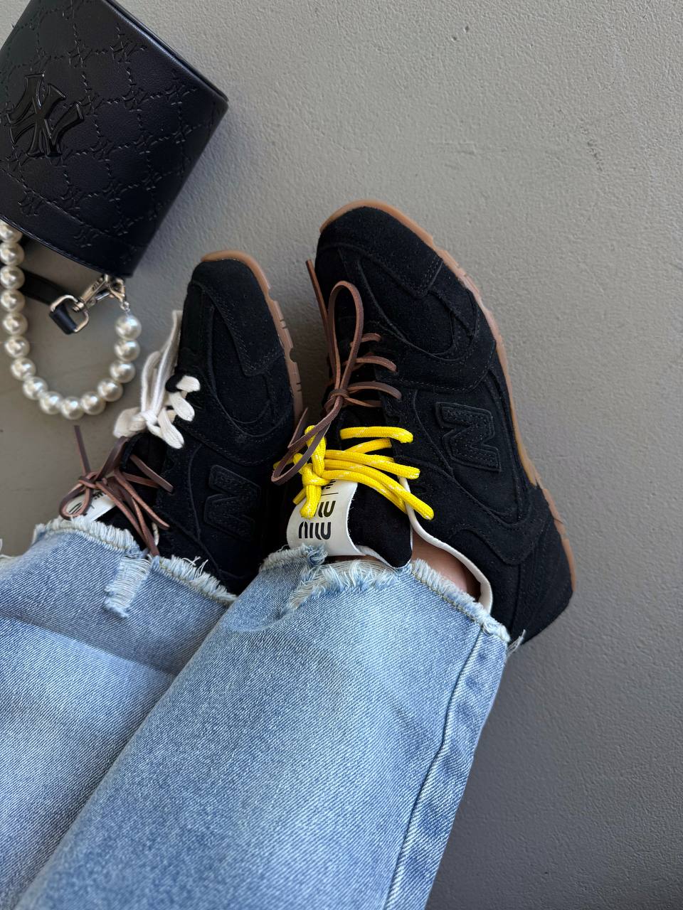 New balance 530 x Miu Miu black / yellow