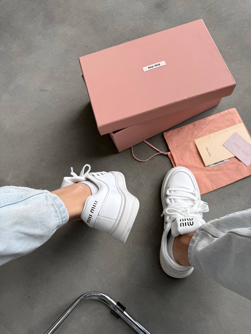 Miu Miu White Sneakers