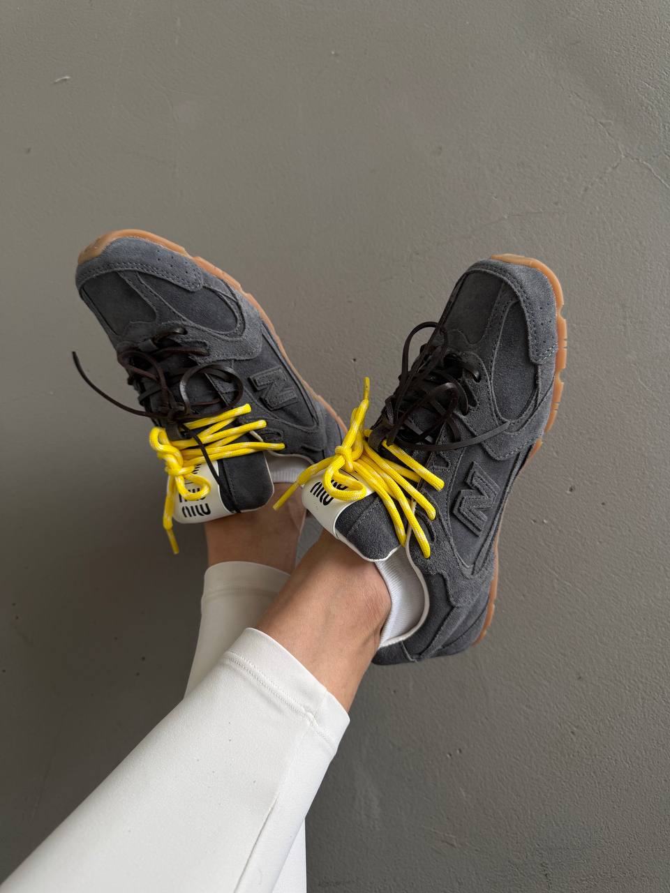 New balance 530 x Miu Miu graphite / yellow