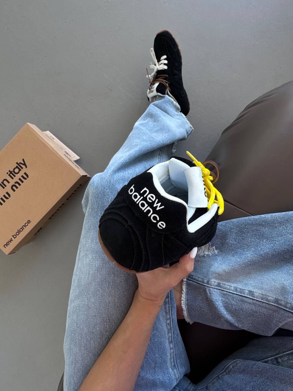 New balance 530 x Miu Miu black / yellow