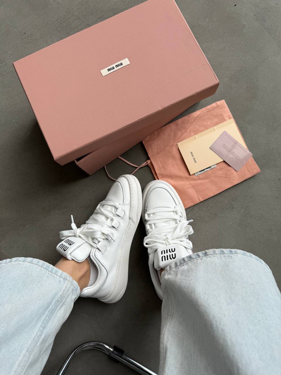 Miu Miu White Sneakers