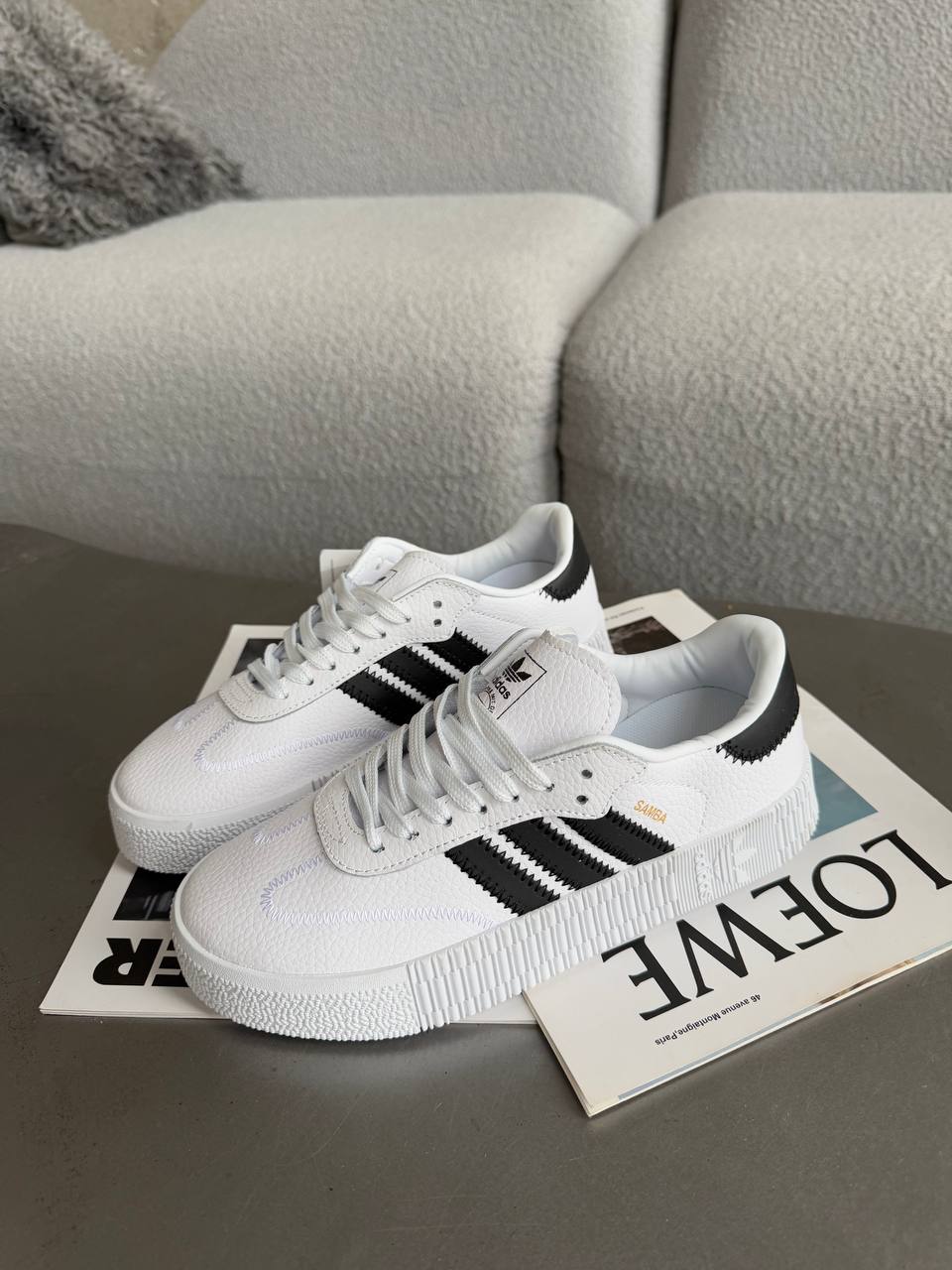Adidas Samba White Black