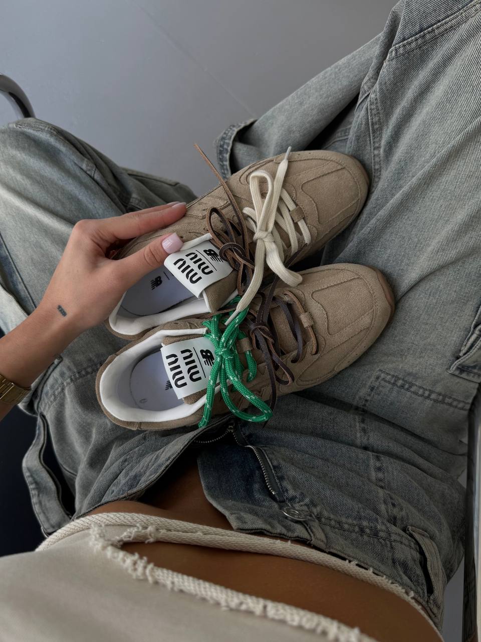 New balance 530 x Miu Miu light beige