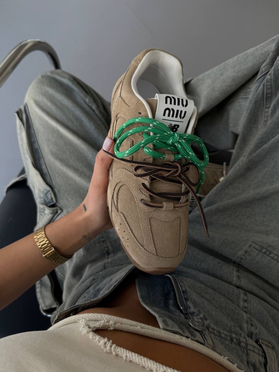New balance 530 x Miu Miu light beige
