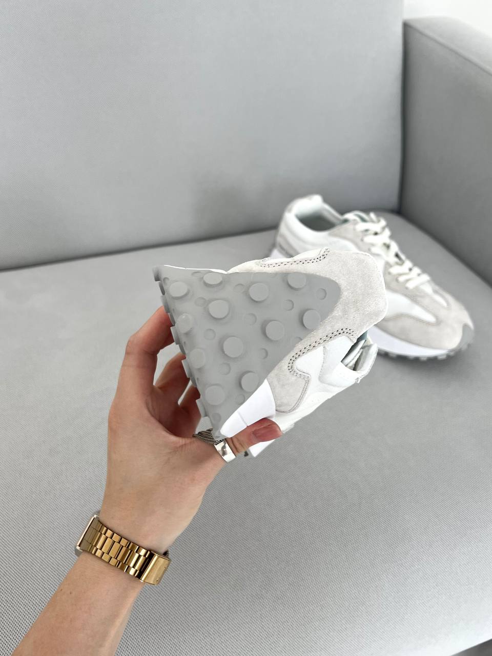 New Balance 327 white grey