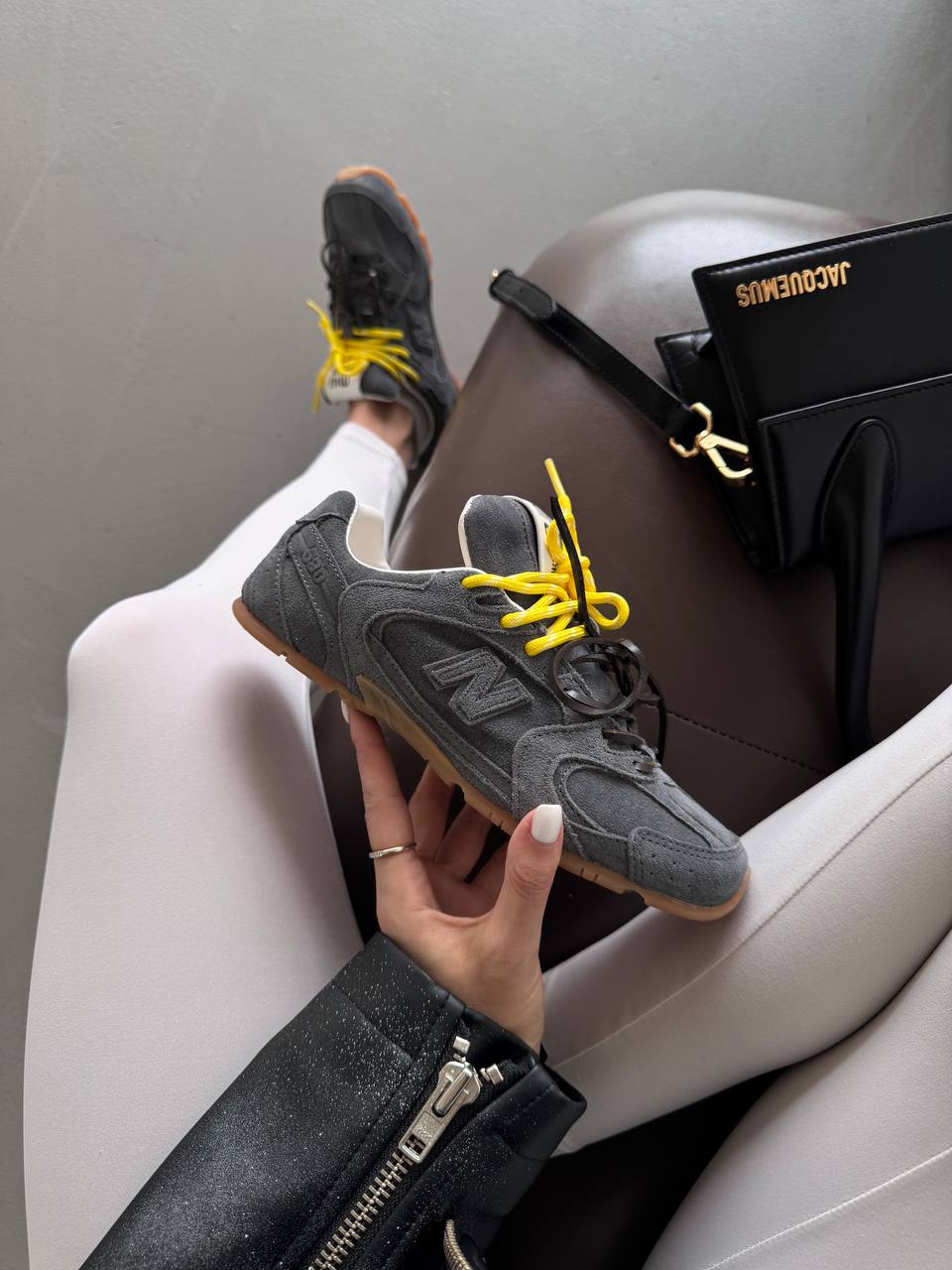 New balance 530 x Miu Miu graphite / yellow