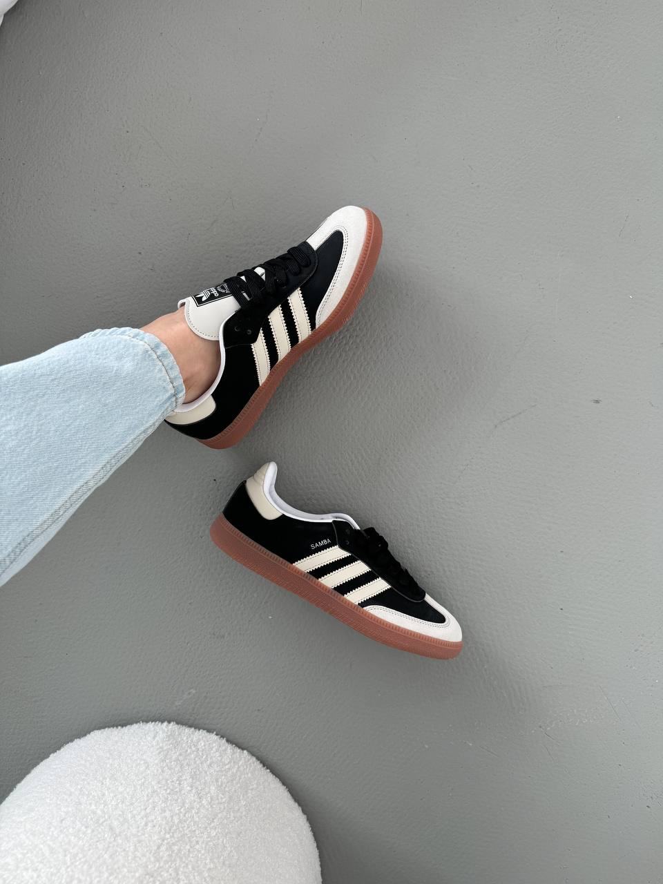 Adidas Samba White Black