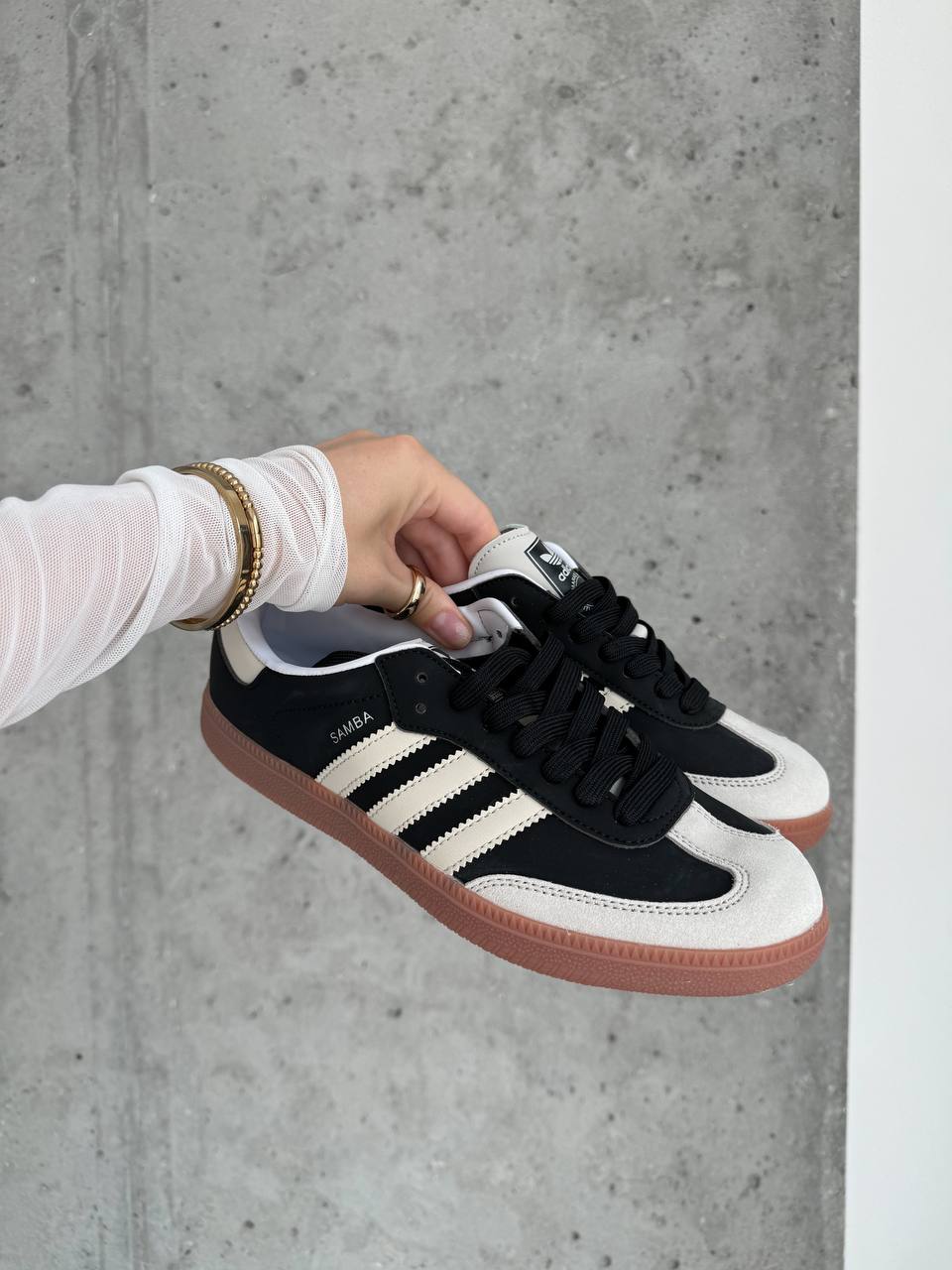 Adidas Samba White Black