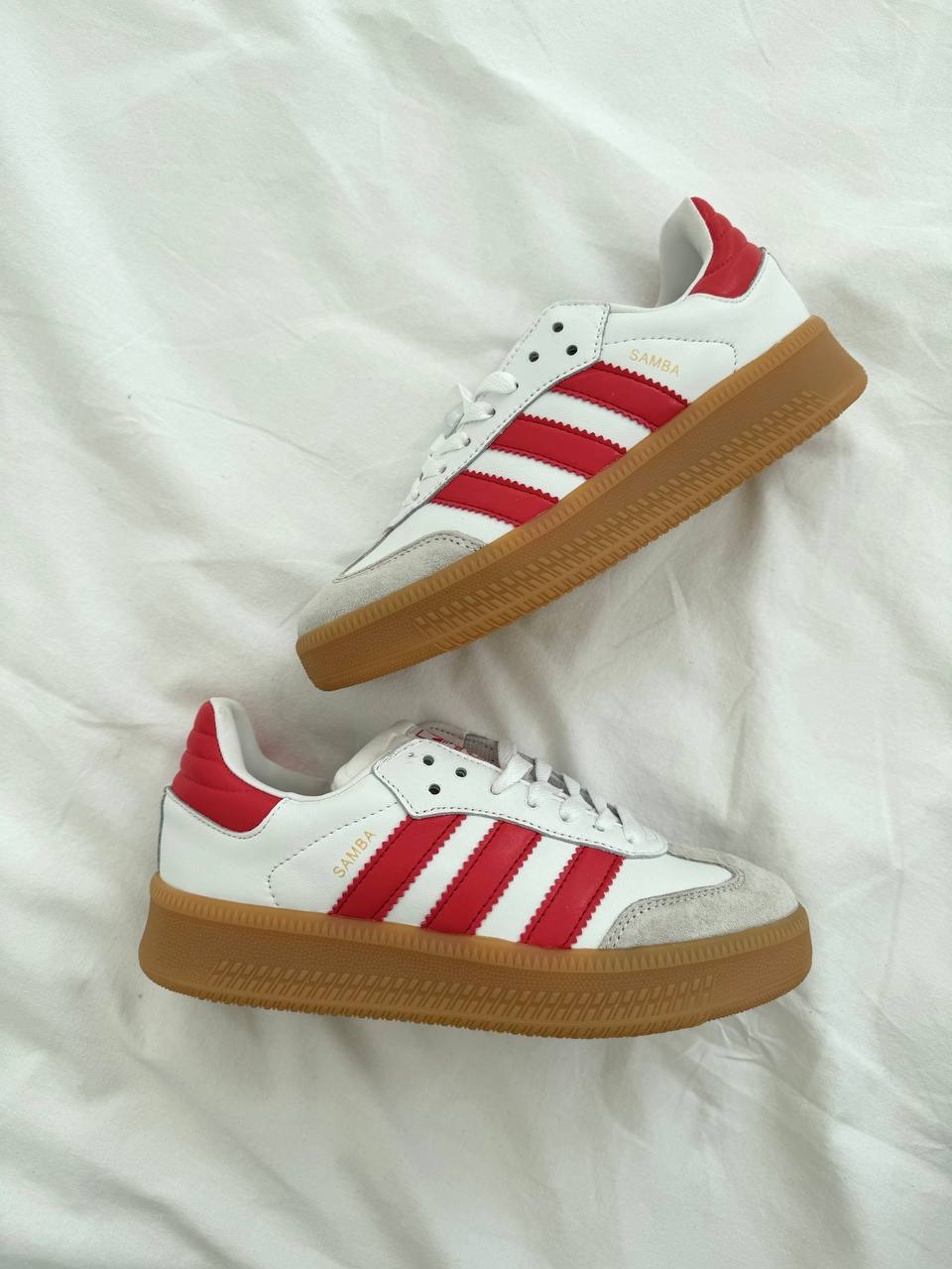 Adidas Samba White Red