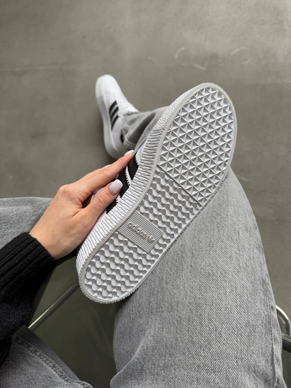 Adidas Samba White Black