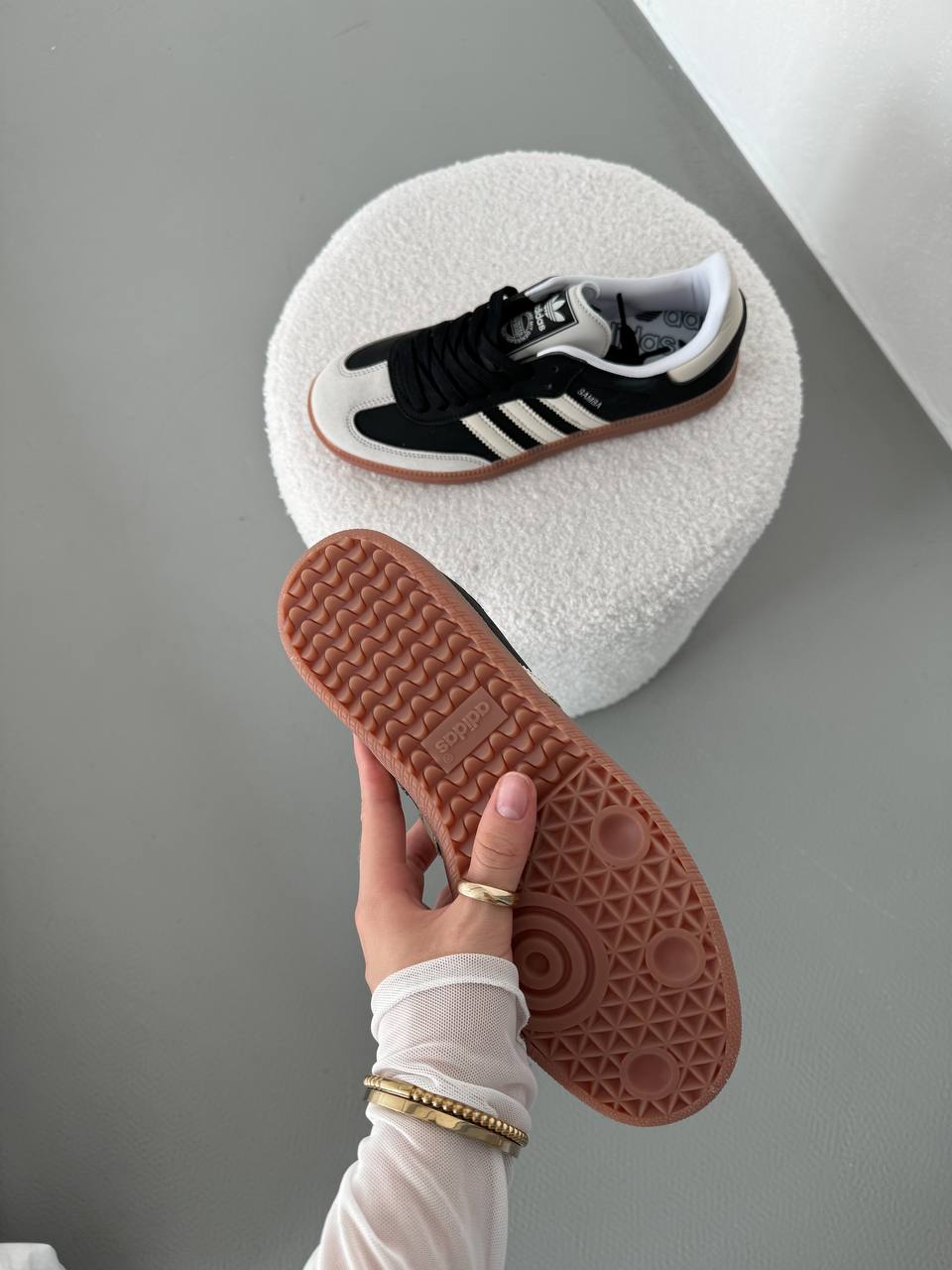 Adidas Samba White Black