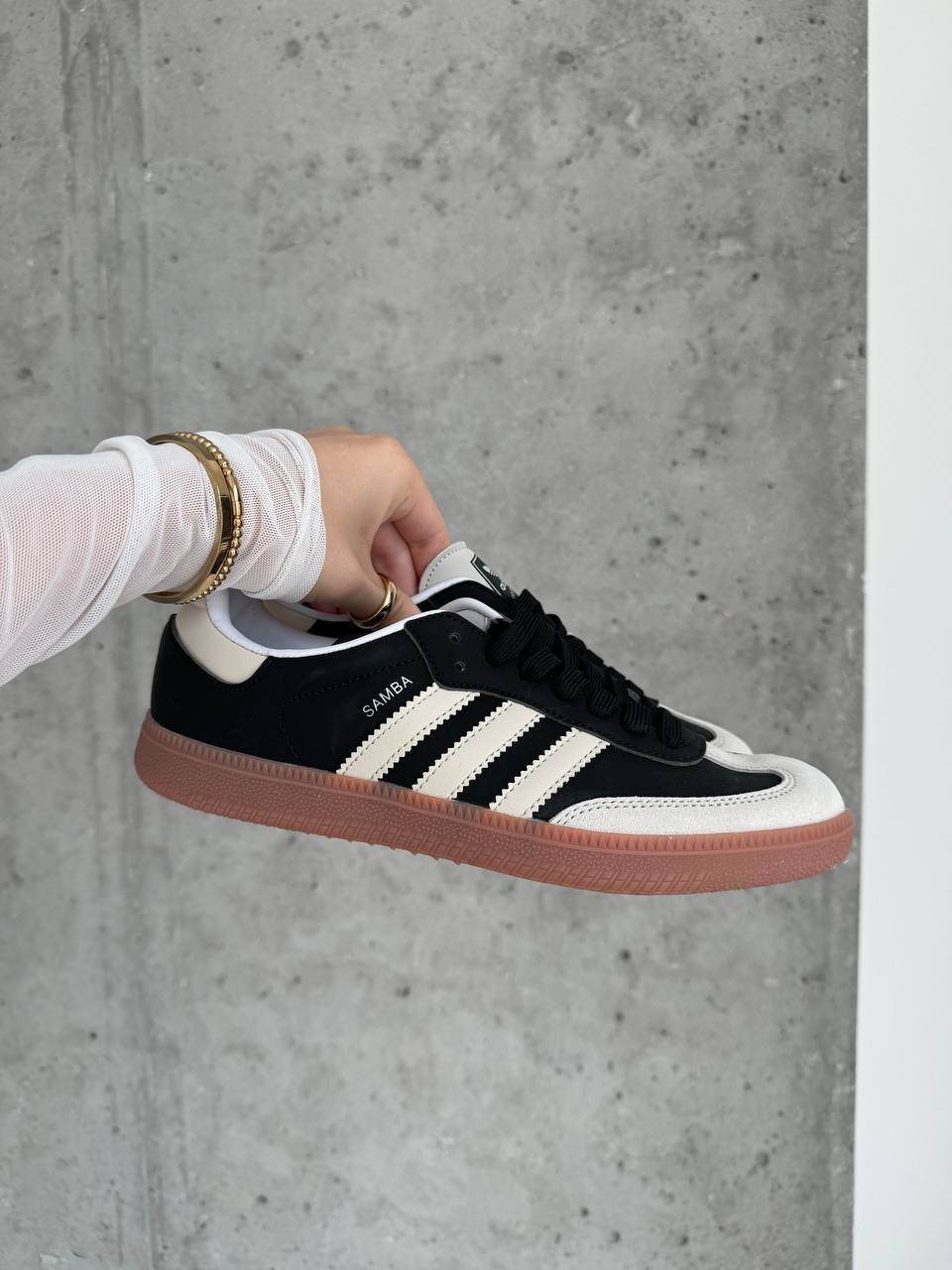 Adidas Samba White Black