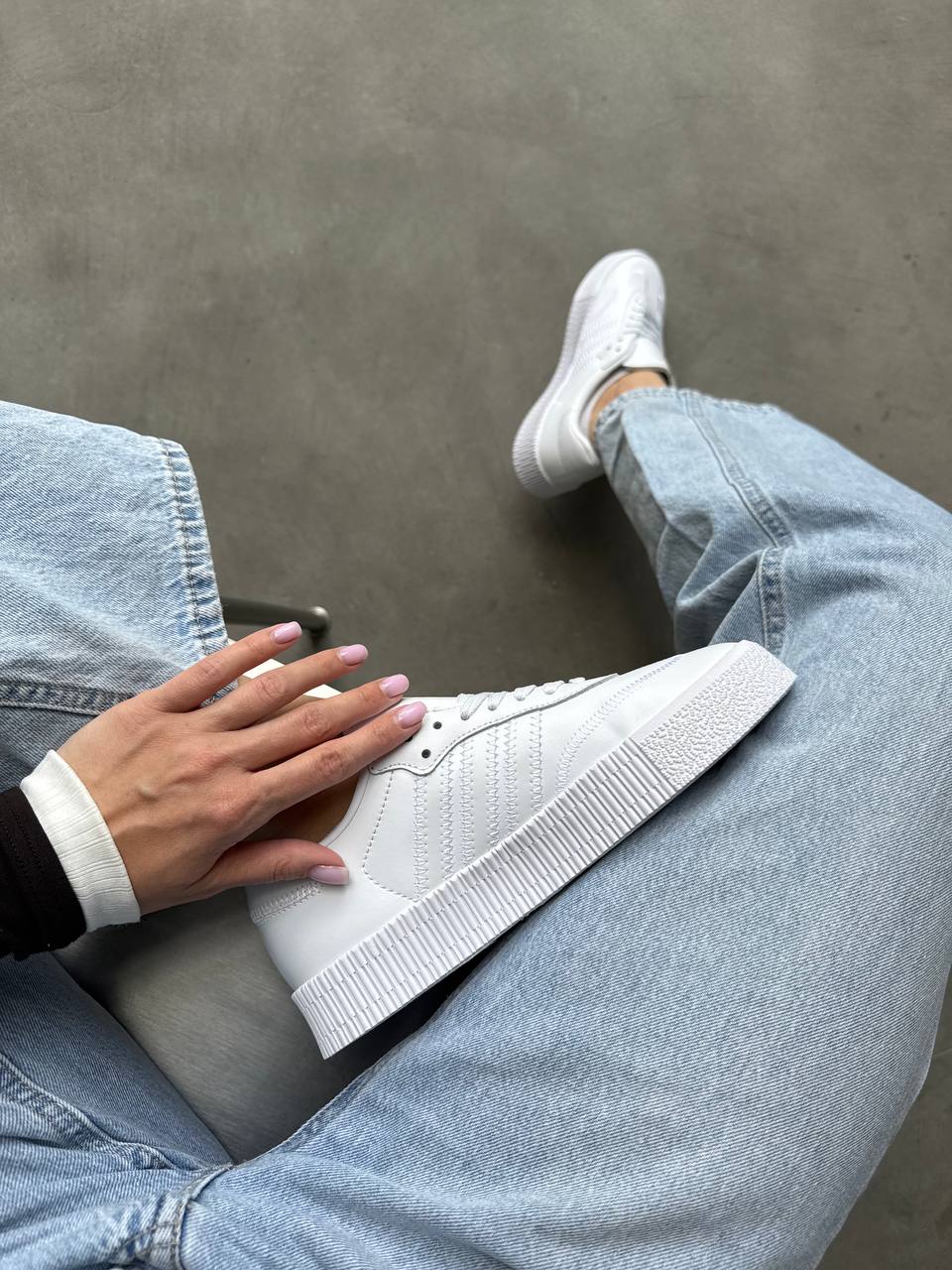 Adidas Samba White