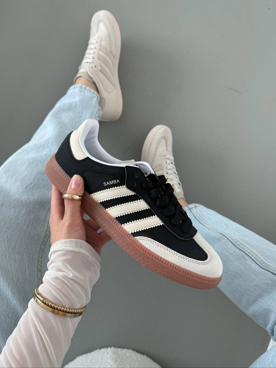 Adidas Samba White Black