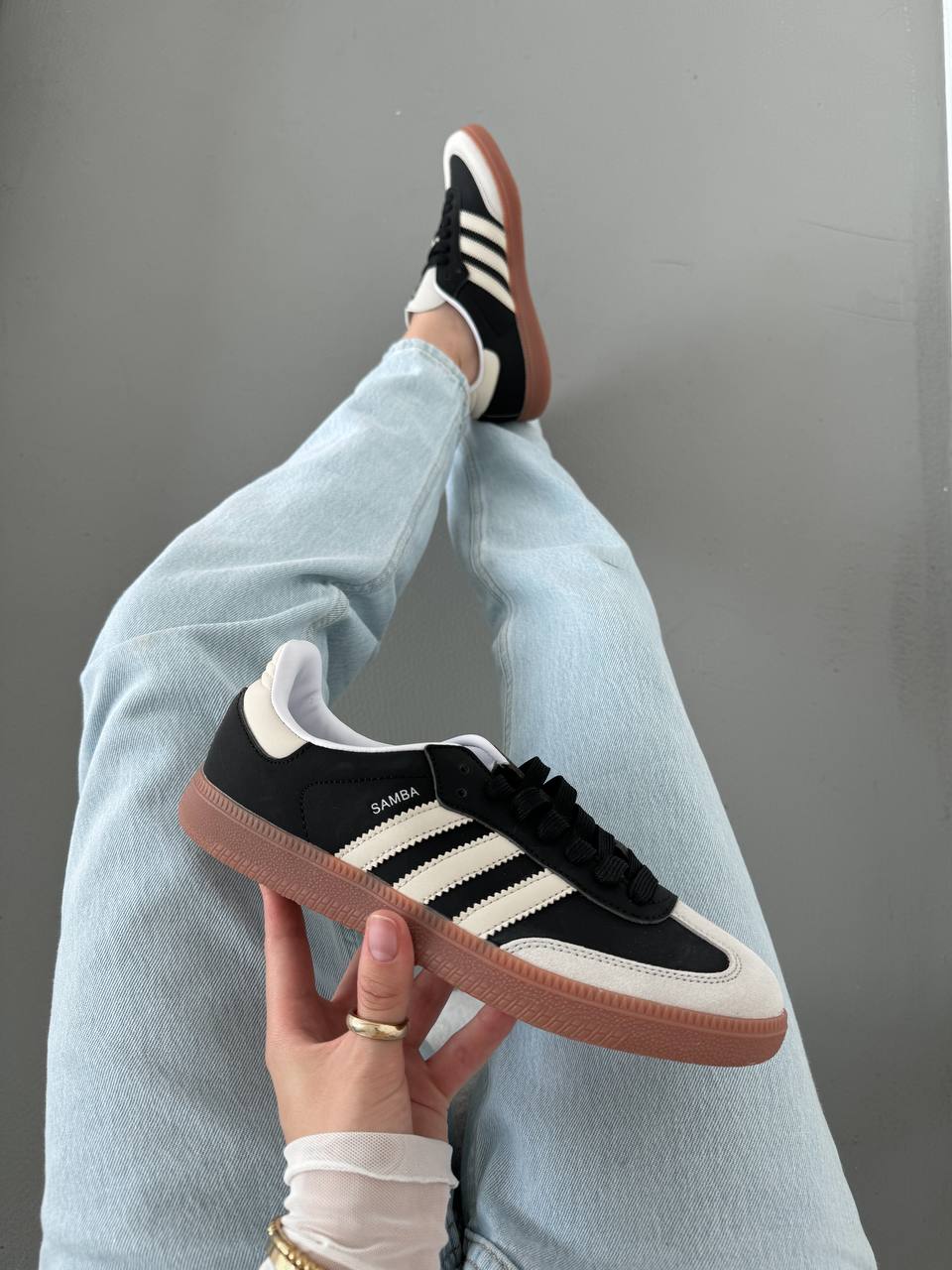 Adidas Samba White Black