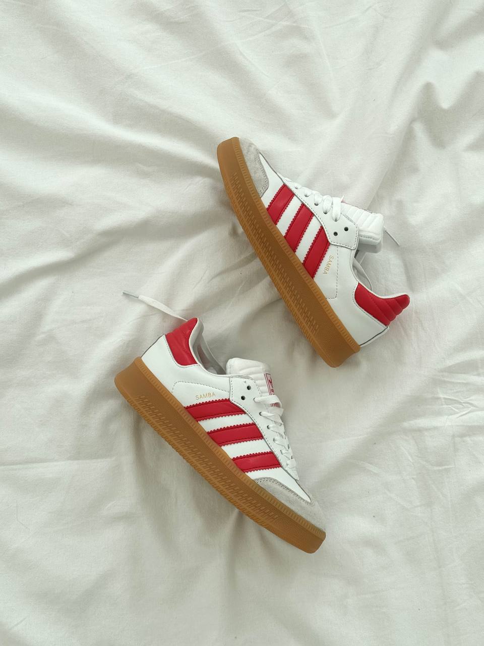 Adidas Samba White Red