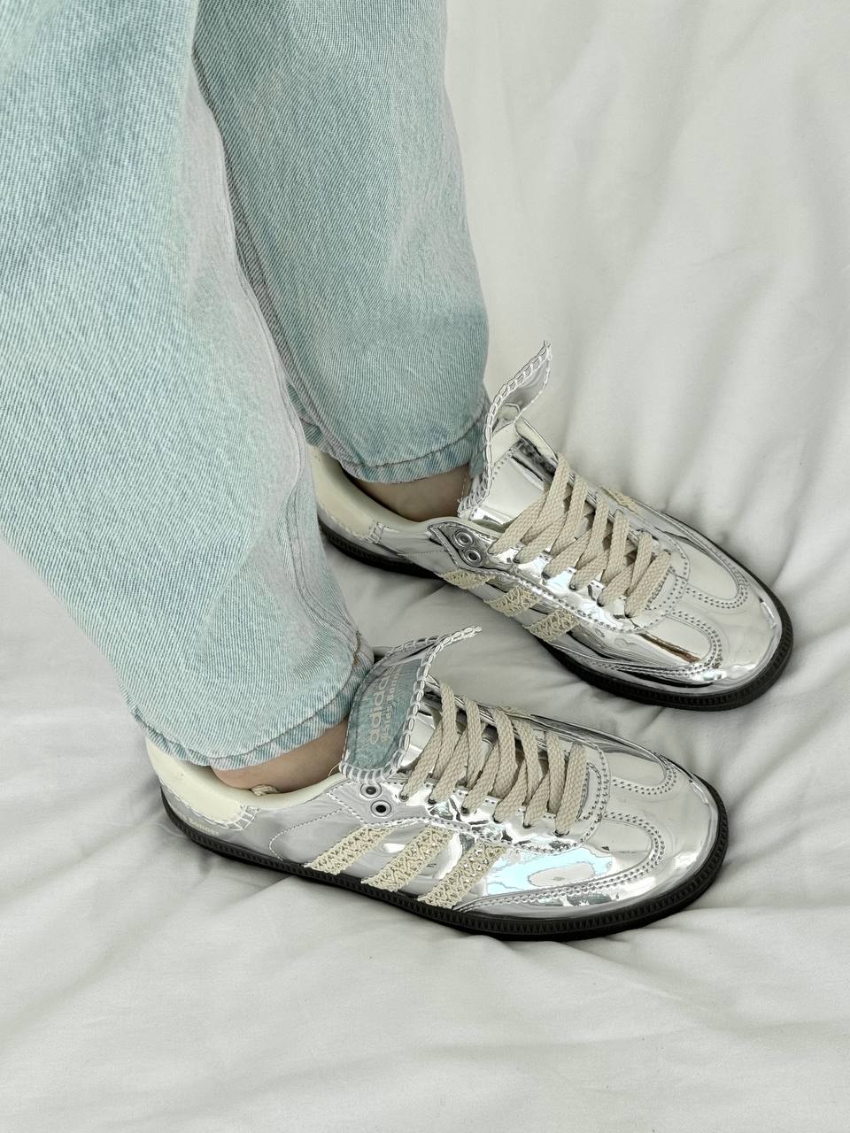 Adidas samba Silver