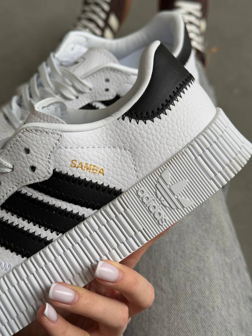 Adidas Samba White Black