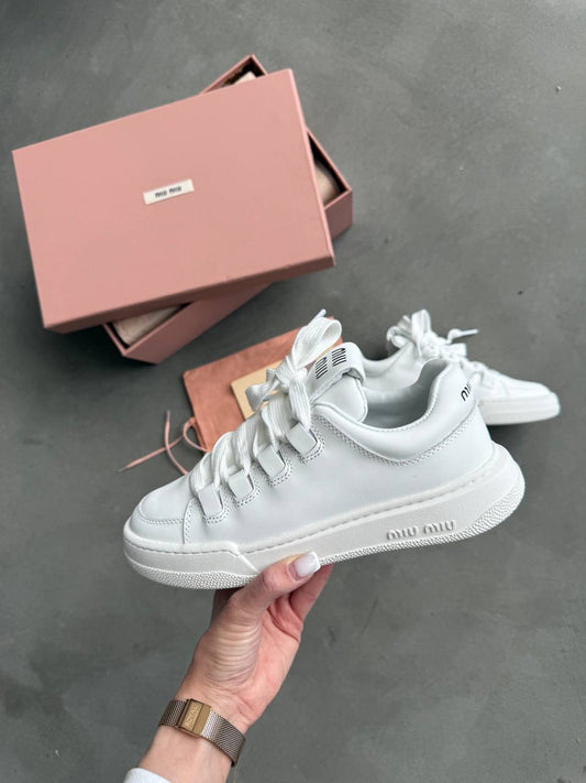 Miu Miu White Sneakers