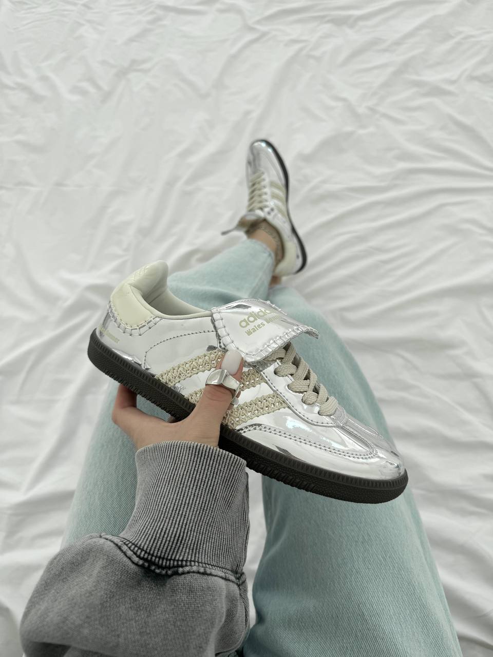 Adidas samba Silver